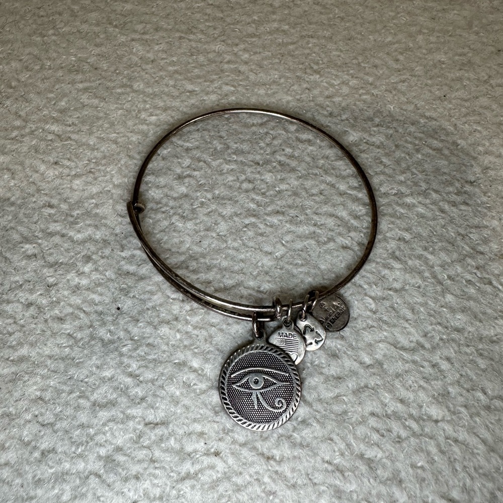 Alex and Ani Eye of Hours Silver Bracelet